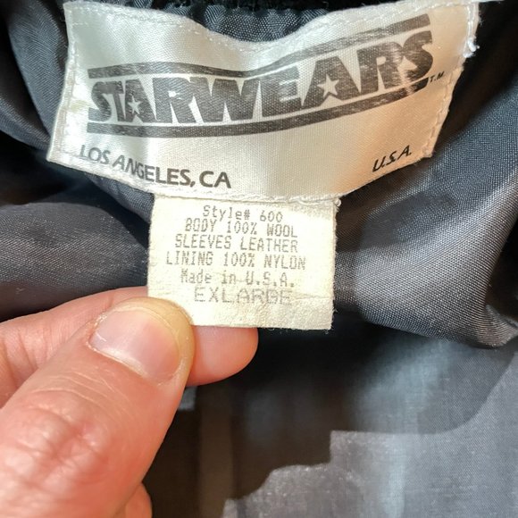 SOLD: (not on poshmark) Star Wears | vintage warner brothers bomber jacket - Picture 3 of 4